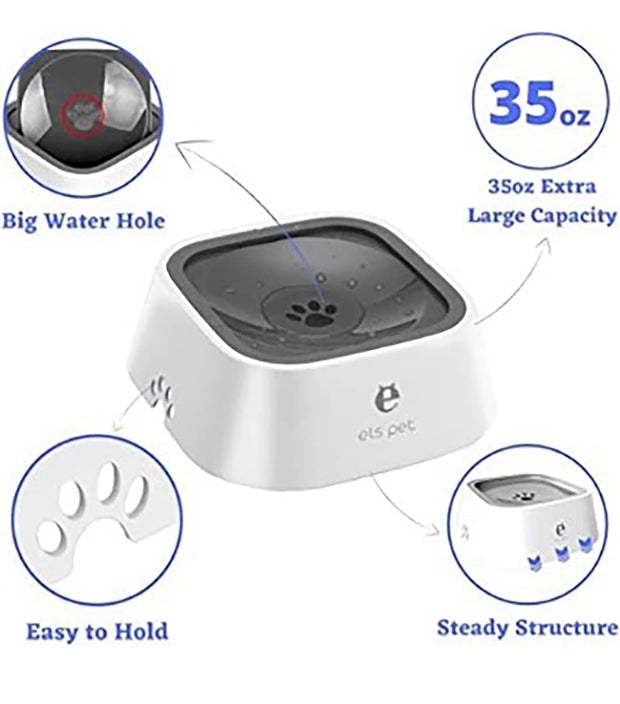 EliteTails™ Smart No-Spill Pet Water Bowl