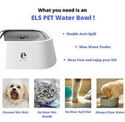 EliteTails™ Smart No-Spill Pet Water Bowl