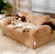 EliteTails™ Luxe Plush Pet Sofa Bed