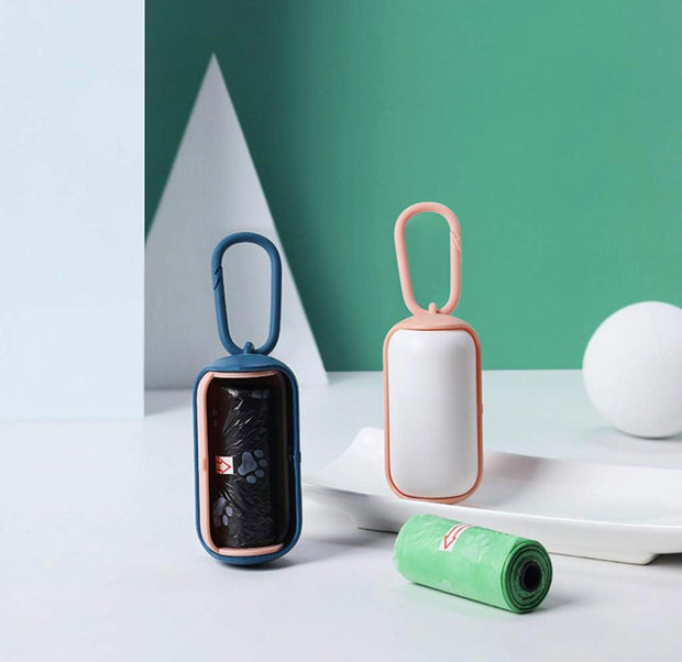 EliteTails™ Portable Pet Waste Bag Dispenser 🐾 – Sleek, Lightweight & Always Ready for Walks