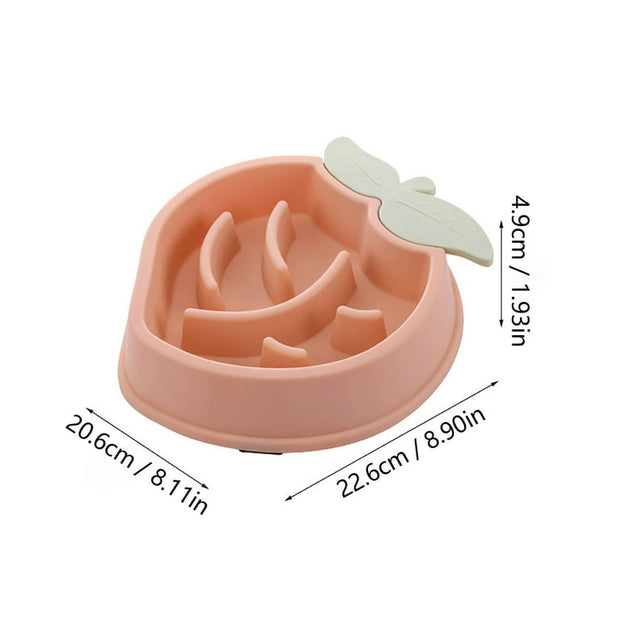 EliteTails™ SnugglePine Slow-Feed Bowl