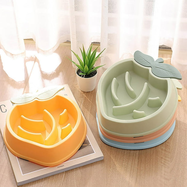 EliteTails™ SnugglePine Slow-Feed Bowl